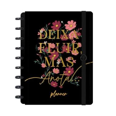 Imagem de Planner Iscool Disc 2026 Inteligente Datado Opulence Deixa Fluir Preto