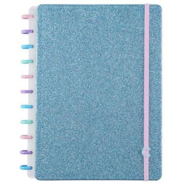 Imagem de Caderno Inteligente Grande Lets Glitter Ocean Blue - Cigd413