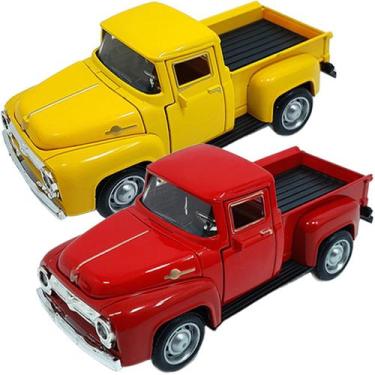 Imagem de Miniaturas Colecionável Carrinho Metal Pickup F-100 Kit 2pçs - Genéric