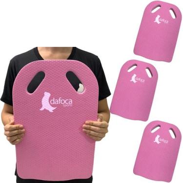 Imagem de Kit 3 Pranchas Para Treino Natação e Hidroginástica DF1088-R Rosa Dafo