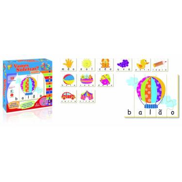 Imagem de Brinquedo Pedagógico de Madeira Vamos Soletrar