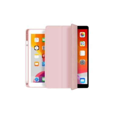 Imagem de Capa para iPad 9.7 de 5ª e 6ª geração com compartimento para lápis ros