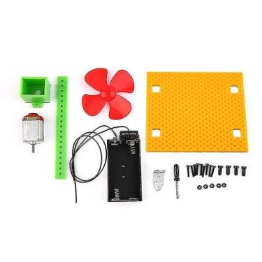 Imagem de Diy Bateria Alimentado Ventilador Verão Resfriamento Kit Crianças E - 