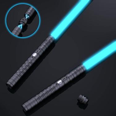 Imagem de Espada de luz LED de duelo 2 em 1 Lightsaber TBGENIUS, pacote com 2 un