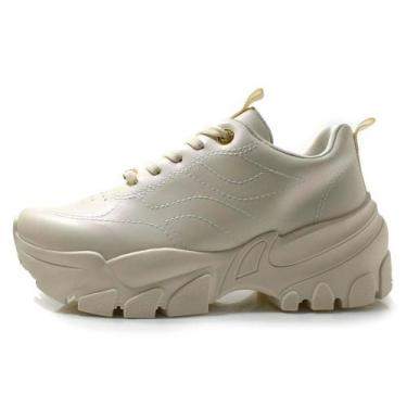 Imagem de Tenis Ramarim Chunky Maxi Tratorado Casual, 38, Branco