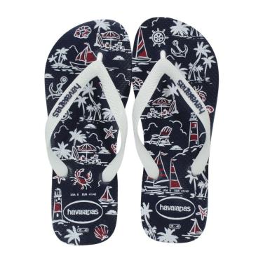 Imagem de Chinelo Havaianas Top Nautical Branco