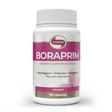Imagem de Óleo de Prímula Boraprim 1000mg 60 Capsulas Vitafor, Sem Sabor