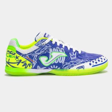 Imagem de Chuteira Futsal Joma Top Flex Pito - Masculino Tamanho:41;Cor:Azul