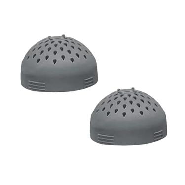 Imagem de Tampa de coador de lata de silicone 2 peças - escorredor de latas sem BPA, fácil de limpar para latas de tamanho padrão - escorredor de cozinha durável para drenar atum (cinza - 2 peças)