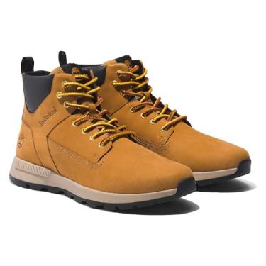Imagem de Timberland Killington Trekker Bota masculina de cano médio com cadarço, Conhaque, 38