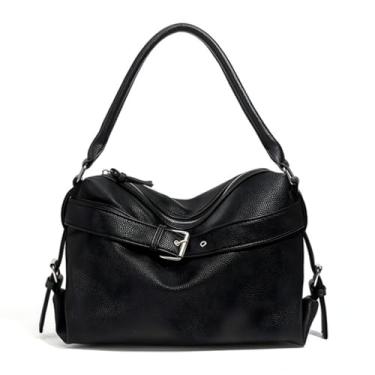 Imagem de ALWY Bolsa Feminina Grande Couro Plutônio Transversal Espaçosa Impermeável Luxuosa, Couro Sintético, Passeio, Presente, Trabalho, Bolsa Feminina Linda