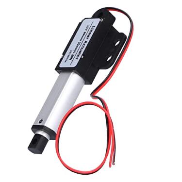 Imagem de POENVFPO Atuador Linear Elétrico de 12v, Atuador de Movimento Linear Com Curso de 30mm para Robótica, Automação Residencial, Uso Industrial (Curso 30mm-30mm/s-20N)