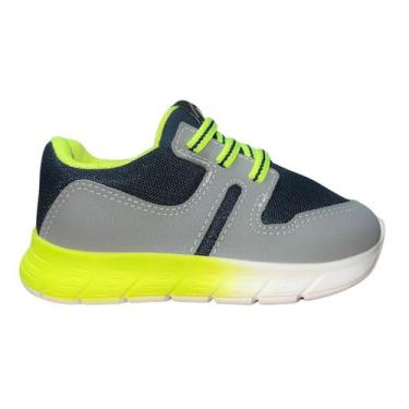 Imagem de Tênis Slip On Esportivo com Cadarço Estilizado Infantil Menino Molekin