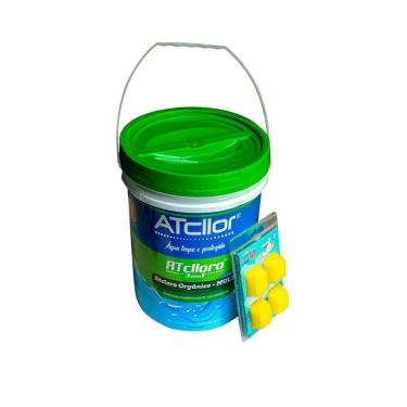 Imagem de Cloro Atclloro ATCLLORO 3 EM 1 BALDE 10KG + ULTRA GEL AT