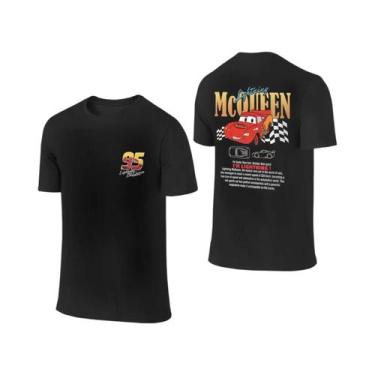 Imagem de Camiseta De Casal Lightning McQueen Sally De Verão Com Estampa Dupla F