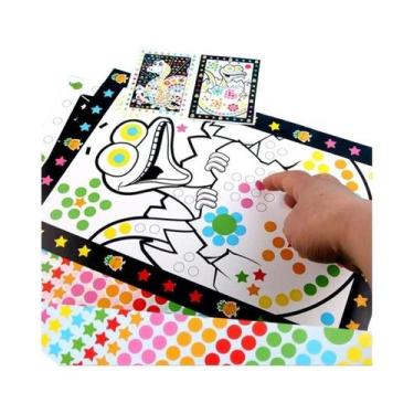 Imagem de Quebra-Cabeça Educacional Infantil Com Adesivos De Animais Em Desenho 