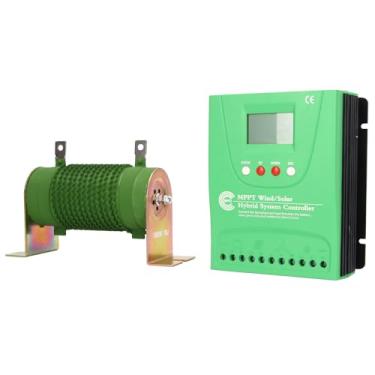 Imagem de Phefop Controlador de Carga Híbrido Solar Eólico 12V 24V, Tecnologia MPPT Boost, Bateria de Suporte e Energia Solar, Ideal para Sistemas de Armazenamento e Monitoramento de Energia (#12)