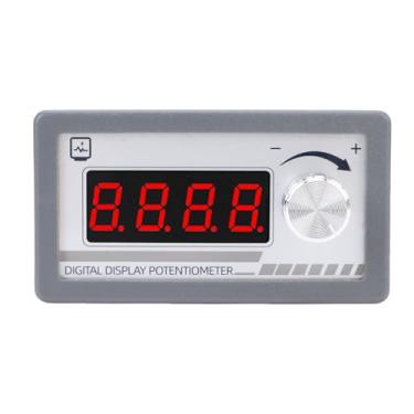 Imagem de AUNMAS Potenciômetro Com Display Digital, ABS à Prova de Fogo, Resistência Ajustável de 10KΩ para Controle de Velocidade Em Aplicações de Inversores e Motores PLC