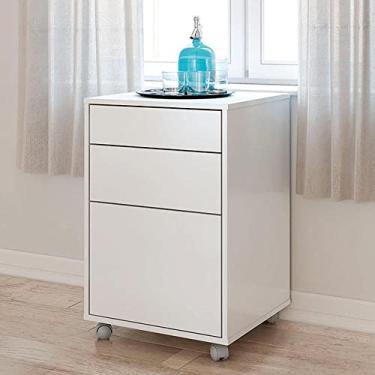 Imagem de Gaveteiro New York Branco 3 Gavetas