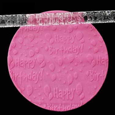 Imagem de YOUTHINK Rolo de Massa Acrílico Com Alça Confortável de 28 Padrões para Assar Massa de Macarrão 16 X 1 Cm (#11)