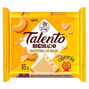 Imagem de Chocolate ao Leite com Amêndoas e Passas Talento Garoto 85g