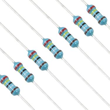 Imagem de YOKIVE 100 peças de resistores de 2,4 Ohm, resistor fixo de filme metálico de 1/4 W (0,25 W), resistores de tolerância +/-1%, certificado ROHS