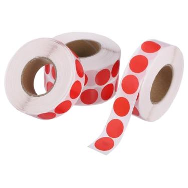 Imagem de PATIKIL 4000 peças de adesivos coloridos de 4 rolos, adesivos circulares de 1,3 cm, etiqueta de codificação de etiqueta de preço para escritório, negócios, quintal, venda de garagem, decoração de casa