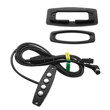 Imagem de WPS4C10073 141600640 Controlador reclinável elétrico compatível com RMT com 4 botões, 5 poltronas elevatórias macho e 2 fêmeas, controle manual, substitui 23300195X000(B) 23300235X000 DK.08.07.110