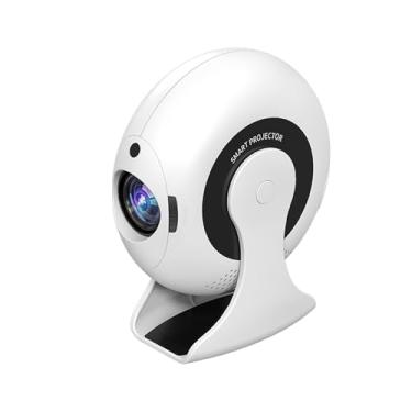 Imagem de Diydeg Projetor de Vídeo 720P, Tela de 150 Polegadas 11.0 LED Projetor Com Suporte para Decodificação 4K WiFi 5.0, Com Várias Portas para Reprodutor de Mídia de Home Theater (Plugue dos EUA)