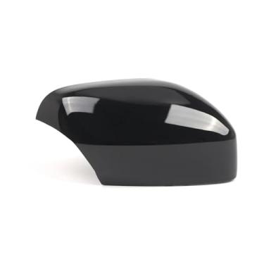 Imagem de Tampa do espelho retrovisor da porta lateral do carro, compatível com volvo xc70 xc90 2007-2014, preto brilhante, substituição, tampa da carcaça do espelho(Black Right)