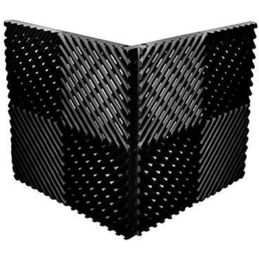 Imagem de Ready Covers - Capa de radiador a vapor de segurança ventilada/armário de aquecimento protetor para sua casa e escritório: CARVÃO - 10 peças de azulejos interligados! (Complemento para conjunto de 30