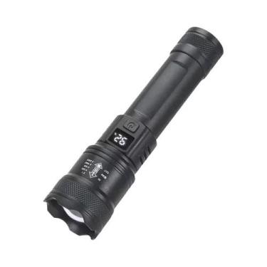 Imagem de Lanterna LED Recarregável De Alta Potência 100000LM, Tocha Tática Com 