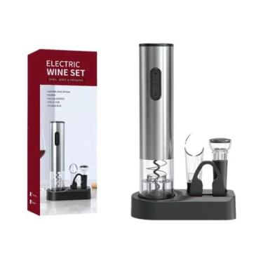 Imagem de Abridor De Garrafa De Vinho Elétrico Automático, Saca-Rolhas De Vinho 