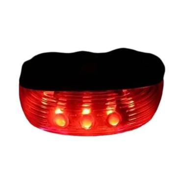 Imagem de Lanterna Traseira LED Para Bicicleta À Prova d'Água Com 2 Lasers E 5 L