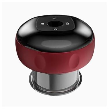 Imagem de Massageador de Terapia Ventosa Elétrica 2-em-1 Ferramenta Gua Sha com Timer Automático 12 Níveis Temperatura e Sucção Ajustáveis Sem Fio Tipo-C Recarr