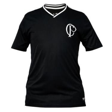Imagem de Camisa Corinthians Símbolo CP - Masculino, GG, Preto