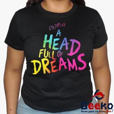 Imagem de Baby Look Coldplay 100% Algodão - A Head Full Of Dreams - Rock - Alter