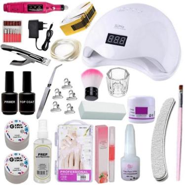 Imagem de Kit Acrigel Manicure Completo Unhas em Gel Profissional  A18 - SUN