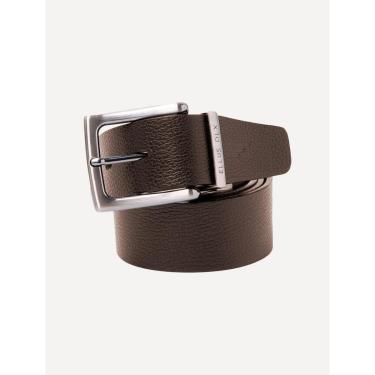 Imagem de Cinto Ellus Masculino Couro Dupla Face Casual Marrom-Masculino