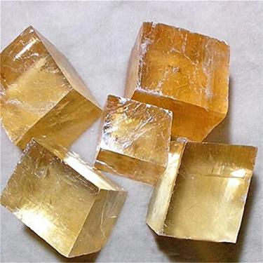 Imagem de Cristal natural áspero 1 peça quartzo amarelo cristal calcite pontos pedras naturais e decoração de casa (cor: 12, tamanho: 3 peças)