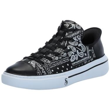 Imagem de Skechers Tênis masculino Snoop Dogg: Snoop ONE-Double G Hands Free Slip-Ins, Preto/branco, 45