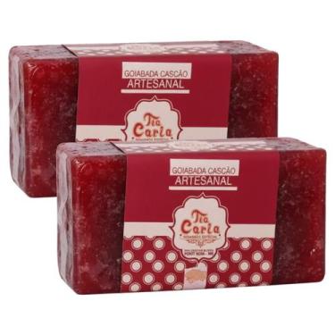 Imagem de kit c/ 2und Goiabada Cascão Barra Tradicional TIA CARLA 500g
