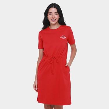 Imagem de Vestido Tommy Hilfiger Tee Dress Feminino-Feminino