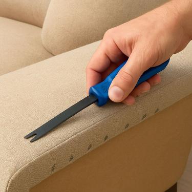 Imagem de Extrator De Grampos Profissional Para Tapeçaria, Estofados E Marcenaria – Ferramenta De Remoção Segura E Eficiente