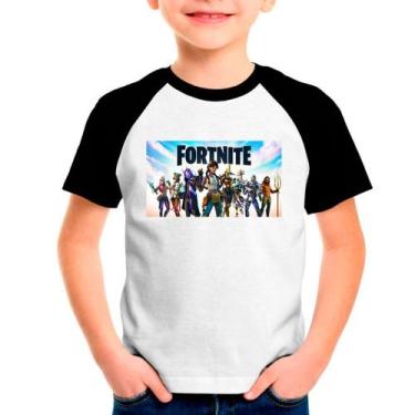 Imagem de Camiseta FORTNITE Games Jogos Moda Infantil Roupa Criança 01 - DESIGN 