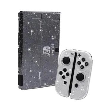 Imagem de Capa Protetora Brilhante De TPU E PC Para Console Nintendo Switch OLED