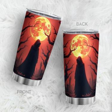 Imagem de Caneca de viagem Oasisdream Tumbler 600 ml com estampa lunar