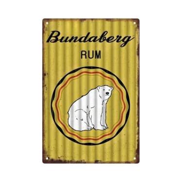 Imagem de Placa De Metal Vintage Retro Malibu Para Cerveja, Uísque E Vinho, Deco