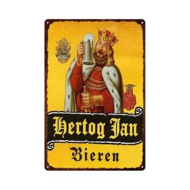 Imagem de Placa De Metal Vintage Retro Malibu Para Cerveja, Uísque E Vinho, Deco