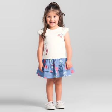 Imagem de Conjunto infantil menina de frutinhas Brandili